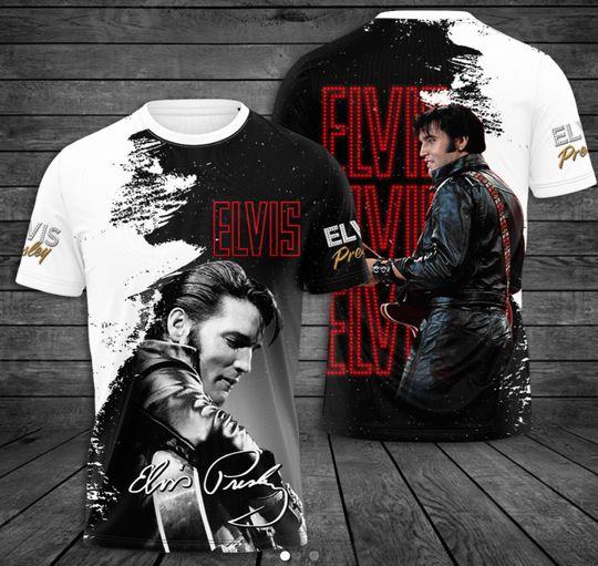 Elvis Presley 3D T-SHIRT Christmas Gift For Fans Meaningful Gift For Family Gift For Boyfriend Valentine Gift