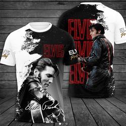 Elvis Presley 3D T-SHIRT Christmas Gift For Fans Meaningful Gift For Family Gift For Boyfriend Valentine Gift