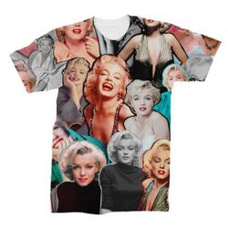 Marilyn Monroe Photo Collage 3D T-Shirt Meaningful Gift For Family Gift For Boyfriend Valentine Gift