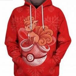 Christmas Vulpix 3D Hoodie