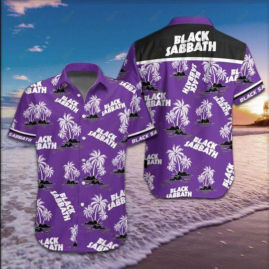 Black Sabbath Rock Band Fanmade Hawaiian Shirt Gift For Your Girlfriend Boyfriend Gift For Love Gift For Friend Best Valentine Present Holiday Gift