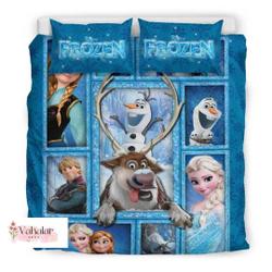 Cute Frozen Bedding Set Gift For Your Girlfriend Boyfriend Gift For Love Gift For Friend Best Valentine Present Holiday Gift