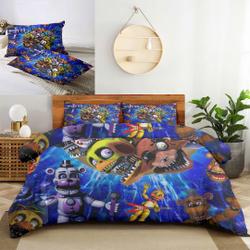 Five Nights at Freddy Quilt Cover Skin-friendly Soft Bedding Set Gift For Your Girlfriend Boyfriend Gift For Love Gift For Friend Best Valentine Present Holiday Gift