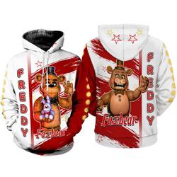 Freddy Fazbear 3D Full Over Print Hoodie | Five Nights at Freddy 3D Full Over Print