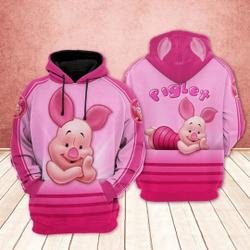 Winnie The Pooh Piglet Disney Hoodie, 3D Hoodie