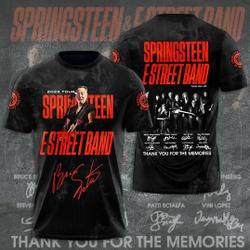 Bruce Springsteen 3D Shirt, Springsteen And Estreets Band 2023 Tour 3D Shirt Meaningful Gift For Family Gift For Boyfriend Valentine Gift