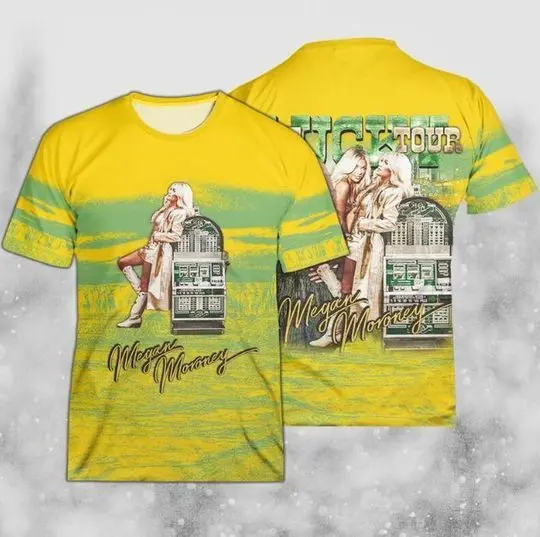 Megan Moroney The Lucky Tour Music 3D Shirt Meaningful Gift For Family Gift For Boyfriend Valentine Gift
