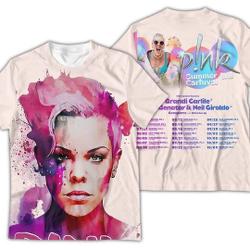 P!nk Shirt, Pop Singer P!nk 3D Print 3D Shirt Meaningful Gift For Family Gift For Boyfriend Valentine Gift
