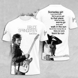 Bruce Springsteen And The E Street Band Tour 3D Shirt Meaningful Gift For Family Gift For Boyfriend Valentine Gift
