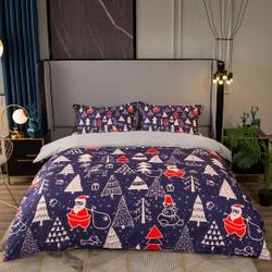 3D Santa Claus Duvet Covers Set, Christmas Bedding Set Gift For Your Girlfriend Boyfriend Gift For Love Gift For Friend Best Valentine Present Holiday Gift