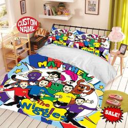Personalized The Wiggles Bedding Set, Big Red CarGift For Your Girlfriend Boyfriend Gift For Love Gift For Friend Best Valentine Present Holiday Gift