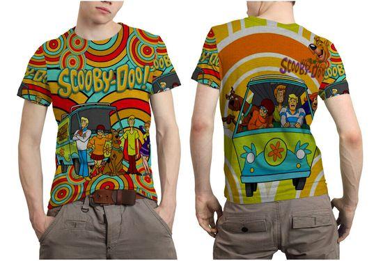 Scoobydoo 3D T-Shirt Christmas Gift Meaningful Gift For Family Gift For Boyfriend Valentine Gift
