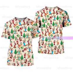 Christmas Disney Goofy Shirt, Goofy Unisex 3D Tshirt Meaningful Gift For Family Gift For Boyfriend Valentine Gift