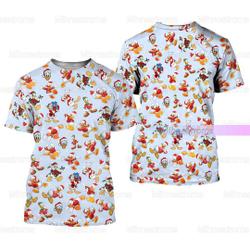 Christmas Disney Donald Duck Donald Duck Unisex 3D Tshirt Meaningful Gift For Family Gift For Boyfriend Valentine Gift