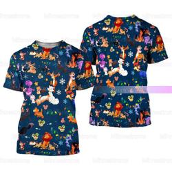 Christmas Alice in Wonderland 3D Tshirt Meaningful Gift For Family Gift For Boyfriend Valentine Gift