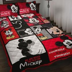 Mickey Cute Bed Set, Funny Mickey Disney Bed Set Gift For Your Girlfriend Boyfriend Gift For Love Gift For Friend Best Valentine Present Holiday Gift