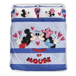 Mickey & Minnie DN Bedding Set Gift For Your Girlfriend Boyfriend Gift For Love Gift For Friend Best Valentine Present Holiday Gift