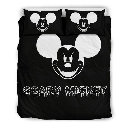Mickey Halloween Bedding Set Gift For Your Girlfriend Boyfriend Gift For Love Gift For Friend Best Valentine Present Holiday Gift