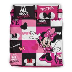 Mickey & Minnie DN Bedding Set Gift For Your Girlfriend Boyfriend Gift For Love Gift For Friend Best Valentine Present Holiday Gift