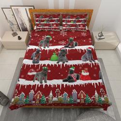 Awesome Kerry Blue Terrier Dog Christmas Bedding set, Christmas Dogs, Christmas Gift for Dog loverGift For Your Girlfriend Boyfriend Gift For Love Gift For Friend Best Valentine Present Holiday Gift