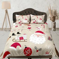 Santa Claus Christmas Bedding SetsGift For Your Girlfriend Boyfriend Gift For Love Gift For Friend Best Valentine Present Holiday Gift