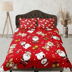 Christmas Santa Claus Bedding SetsGift For Your Girlfriend Boyfriend Gift For Love Gift For Friend Best Valentine Present Holiday Gift
