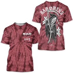 Bad Omens Band Reaper Dye Shirt, A Tour Of The Concrete Jungle Tour 2023 Meaningful Gift For Family Gift For Boyfriend Valentine Gift