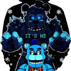 FNAF Five Nights at Freddy's Hoodie, Horror 3D Hoodie