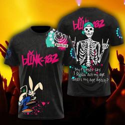 B182 Rock Band All Over Printed 3D T-Shirt Meaningful Gift For Family Gift For Boyfriend Valentine Gift