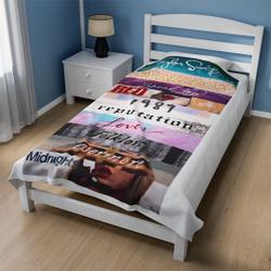 Taylor Eras Bedding Set, Taylor Version Bedding Set Gift For Your Girlfriend Boyfriend Gift For Love Gift For Friend Best Valentine Present Holiday Gift