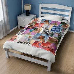 Taylor Velveteen Bedding Set, Taylor Era Tour Bedding Set Gift For Your Girlfriend Boyfriend Gift For Love Gift For Friend Best Valentine Present Holiday Gift