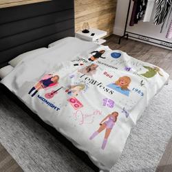 Taylor Eras Tour Bedding Sett, Eras Tour Bedding Set Gift For Your Girlfriend Boyfriend Gift For Love Gift For Friend Best Valentine Present Holiday Gift