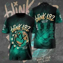 B182 band World Tour 2023 2024 3D Music Concert T-Shirt Meaningful Gift For Family Gift For Boyfriend Valentine Gift
