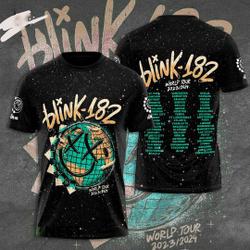 B182 band World Tour 2023 2024 3D T-Shirt Meaningful Gift For Family Gift For Boyfriend Valentine Gift