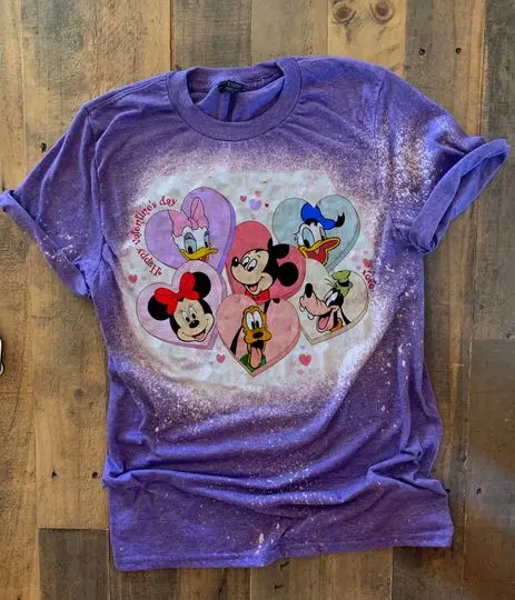 valentine disney characters shirt, disney valentine mickey shirt Meaningful Gift For Family Gift For Boyfriend Valentine Gift