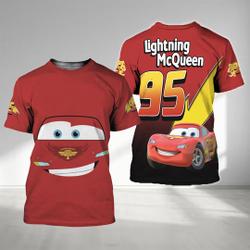 Funny Car 3D Costume Shirt, Disney Costume For Family Group T Shirt Meaningful Gift For Family Gift For Boyfriend Valentine Gift