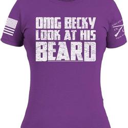 Grunt Style OMG Becky Look at His Beard T-Shirt Meaningful Gift For Family Gift For Boyfriend Valentine Gift
