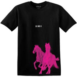 Lil Nas X Tee: Pink Horses Meaningful Gift For Family Gift For Boyfriend Valentine Gift