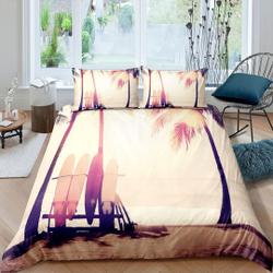 Sunset in seaside coastal grandma duvet cover nautical Bedding Set Gift For Your Girlfriend Boyfriend Gift For Love Gift For Friend Best Valentine Present Holiday Gift
