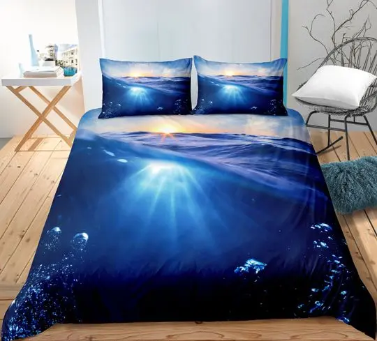 Summer Sea Beach Bedding Set Hawaiian TropicalGift For Your Girlfriend Boyfriend Gift For Love Gift For Friend Best Valentine Present Holiday Gift