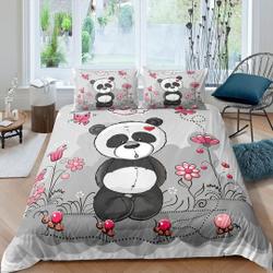 Panda Bedding SetsGift For Your Girlfriend Boyfriend Gift For Love Gift For Friend Best Valentine Present Holiday Gift