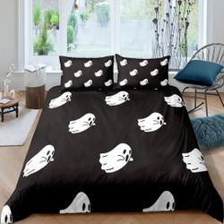 Boo cute ghost 90s vintage halloween bedding Set Gift For Your Girlfriend Boyfriend Gift For Love Gift For Friend Best Valentine Present Holiday Gift