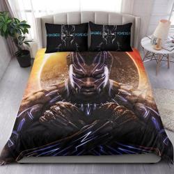 Black Panther Bedding Set, Chadwick Boseman Duvet CoverGift For Your Girlfriend Boyfriend Gift For Love Gift For Friend Best Valentine Present Holiday Gift