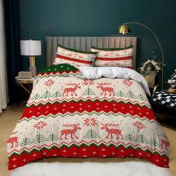 Reindeer 1950s Christmas Bedding setsGift For Your Girlfriend Boyfriend Gift For Love Gift For Friend Best Valentine Present Holiday Gift