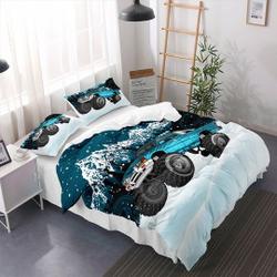 Cars Bedding Set Cartoon Monster Truck Cool VehicleGift For Your Girlfriend Boyfriend Gift For Love Gift For Friend Best Valentine Present Holiday Gift