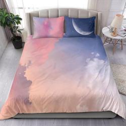 Wonderful Pink sky Bedding SetsGift For Your Girlfriend Boyfriend Gift For Love Gift For Friend Best Valentine Present Holiday Gift