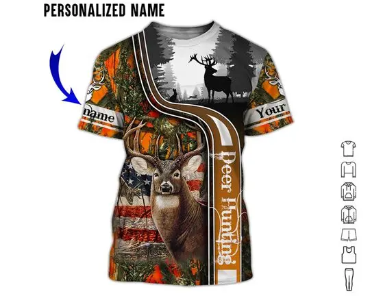 Pants Deer Hunting 3D Printed Shirt Meaningful Gift For Family Gift For Boyfriend Valentine Gift