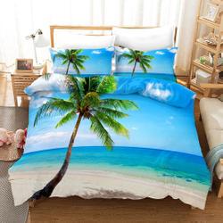 Super Soft Comfy Decor Bedroom Hawaiian Vacation Bedding Set Gift For Your Girlfriend Boyfriend Gift For Love Gift For Friend Best Valentine Present Holiday Gift