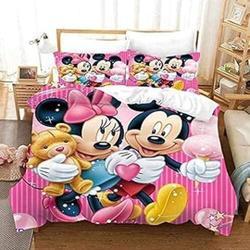 Mickey and friends bedding Set Gift For Your Girlfriend Boyfriend Gift For Love Gift For Friend Best Valentine Present Holiday Gift