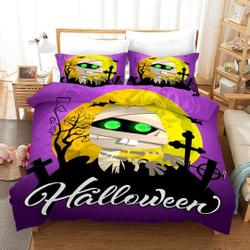 Ghost Halloweem  Bedding Set Gift For Your Girlfriend Boyfriend Gift For Love Gift For Friend Best Valentine Present Holiday Gift